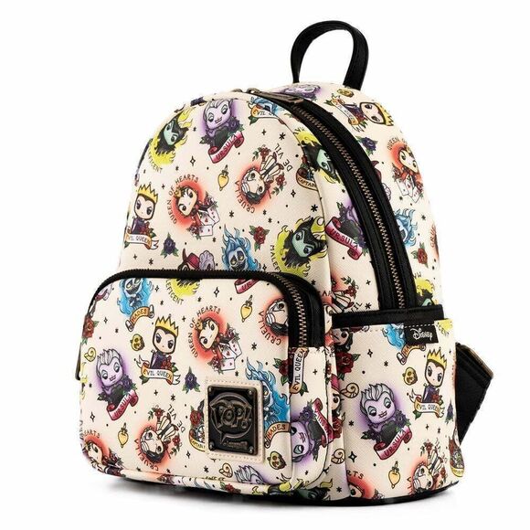 Loungefly Disney Villains Characters Ursula, Maleficent, Hades Mini Backpack main image 4